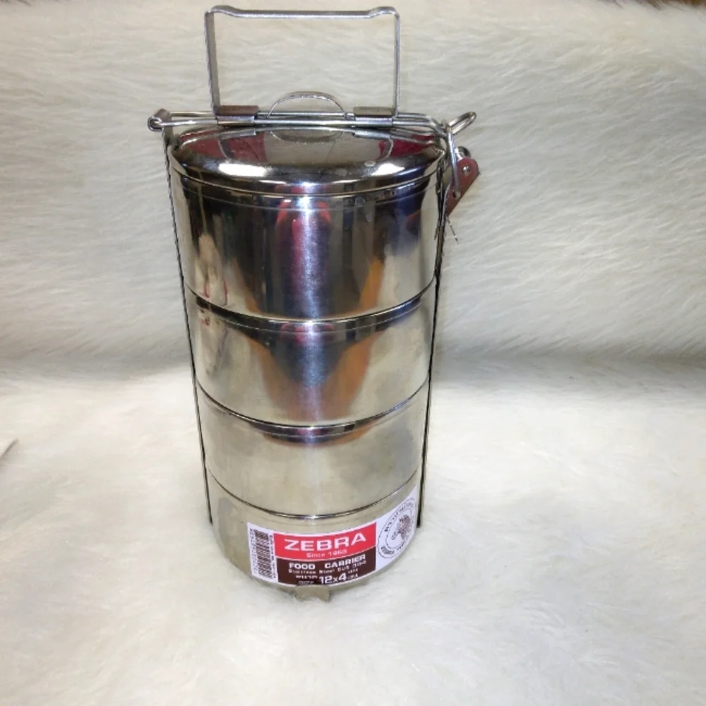 ZEBRA Food Carrier, 4 tiers and holder, size 12 × 4, unused